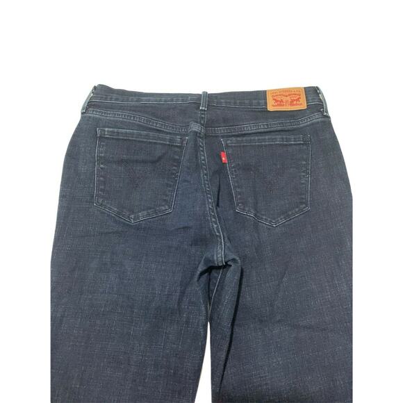 Levi's 505 Straight Jeans Women's Size W30L32 Blue Mid Rise Stretch Denim - Picture 4 of 8